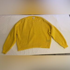 Sunny Yellow Crew Neck Sweater